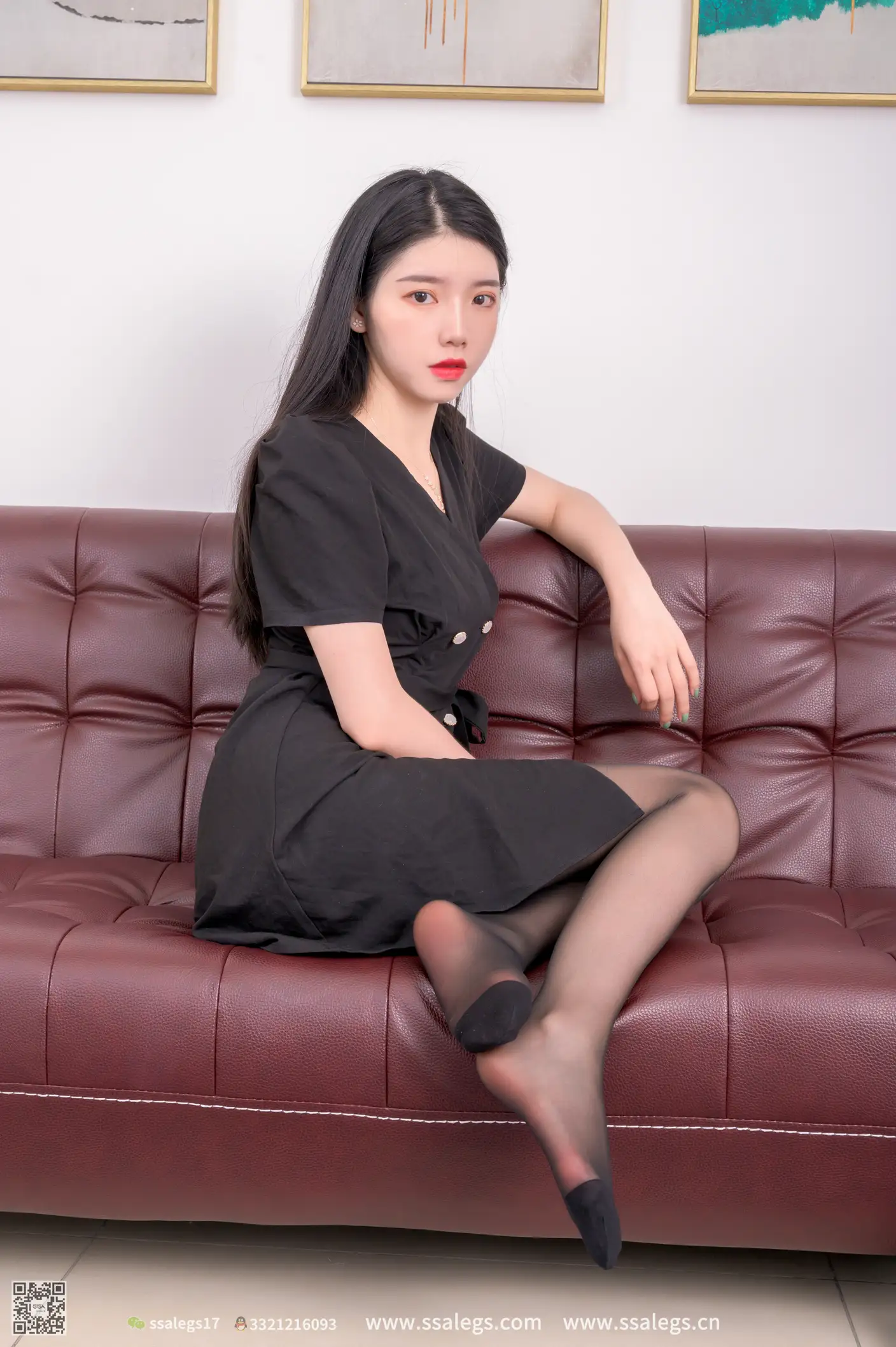 [Mzsock] NO.469 Qiu Qiu temperament black silk Silk club#[128P]-2