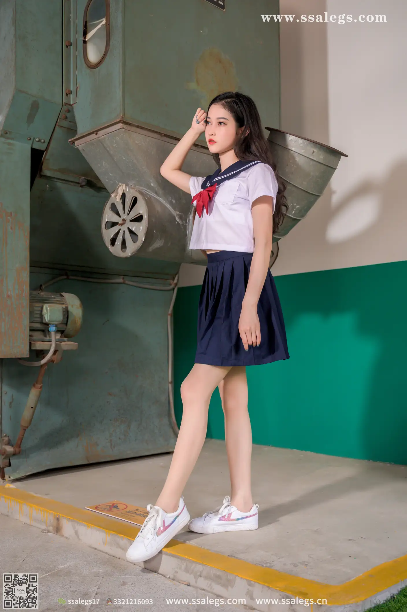 [Mzsock] NO.421 Man -white JK uniform shredded pork photo (Part 1) silk club#[124P]-9