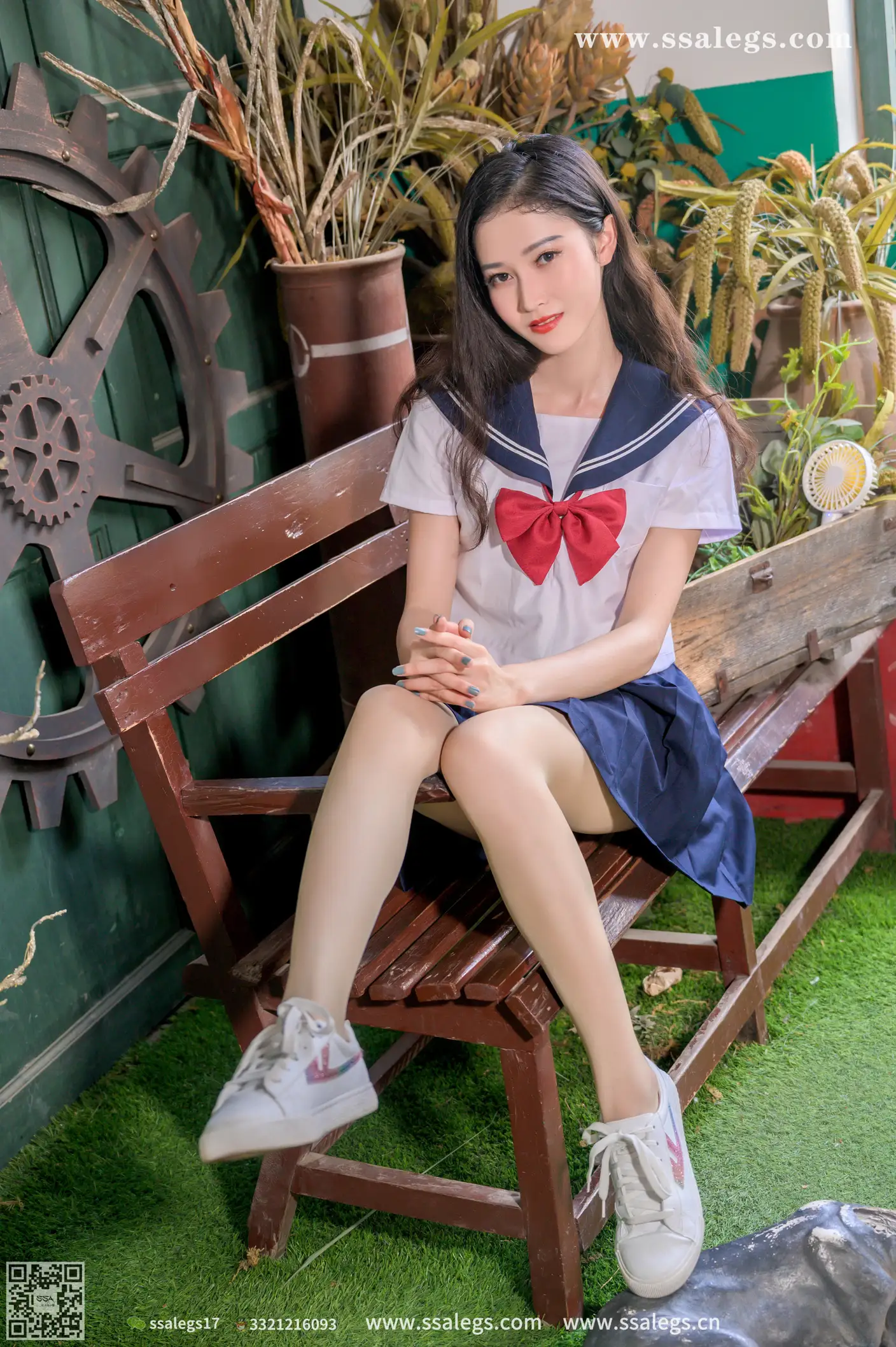 [Mzsock] NO.421 Man -white JK uniform shredded pork photo (Part 1) silk club#[124P]-1